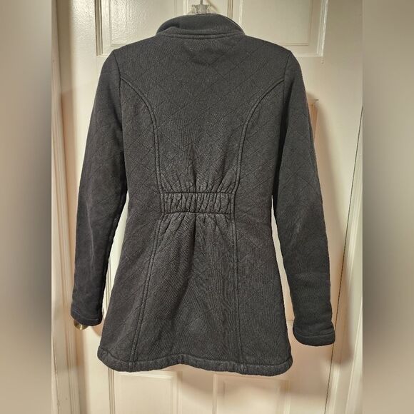 The north face women’s caroluna jacket quilted fleece lined black  size … - Picture 6 of 14